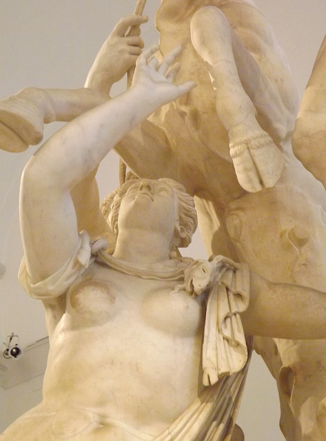 Detail of the Farnese Bull in the Naples Archaeological Museum, July 2012