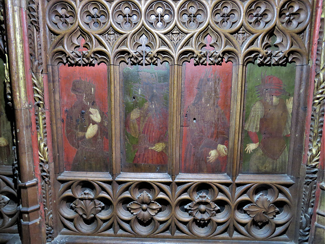 berry pomeroy church, devon  c16 rood screen (5)