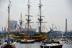 Sail 2015 – Etoile du Roy after leaving the IJmuiden lock