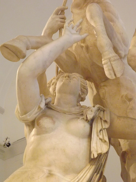 Detail of the Farnese Bull in the Naples Archaeological Museum, July 2012