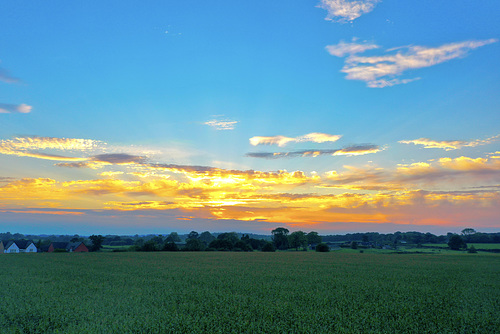 Gnosall sunset