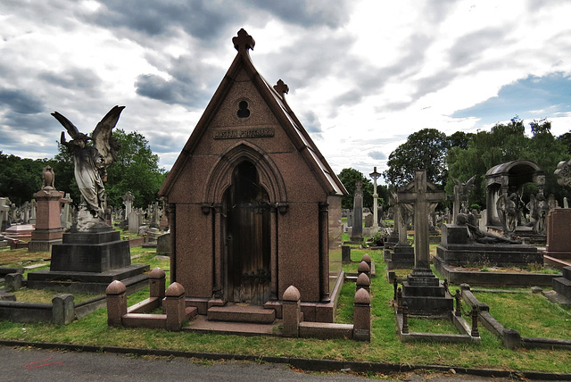 putney vale cemetery, london