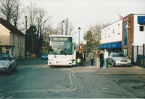 National Express P315 DVE at Mildenhall - 22 Jan 2005