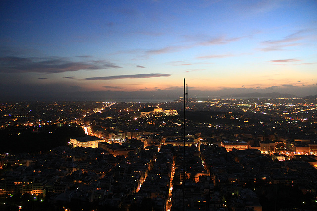 Athènes - vue panoramique