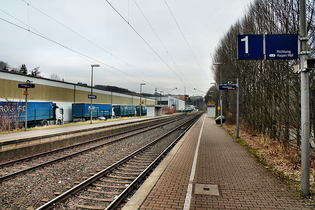 S-Bahn-Haltepunkt Hagen-Heubing / 26.02.2017