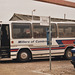 Millers Coaches HSV 193 (CEB 140V) at the Cattle Market, Cambridge – 5 Feb 1991 (136-01)