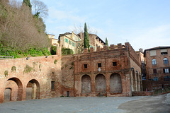 Italy, Siena, The Fountain of Fontebranda