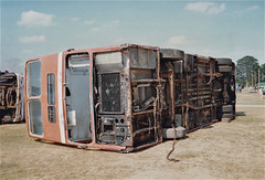 Bus recovery demonstration at the Norfolk Showground – 8 Sep 1991 (149-02)