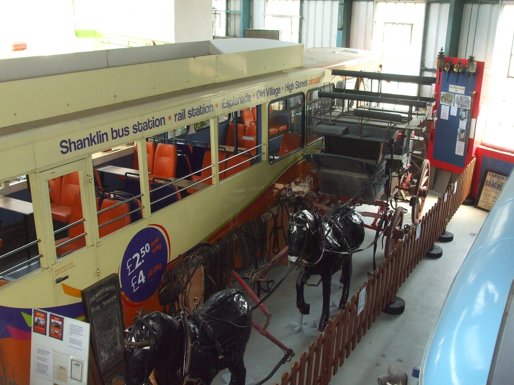 DSCF8779 Exhibits at the Isle of Wight Bus and Coach Museum - 6 July 2017