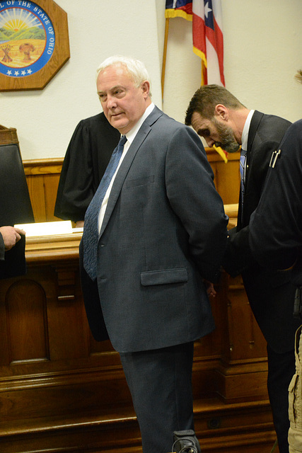 His bail revoked, the out-law-man is cuffed His bail revoked, the out-law-man is cuffed