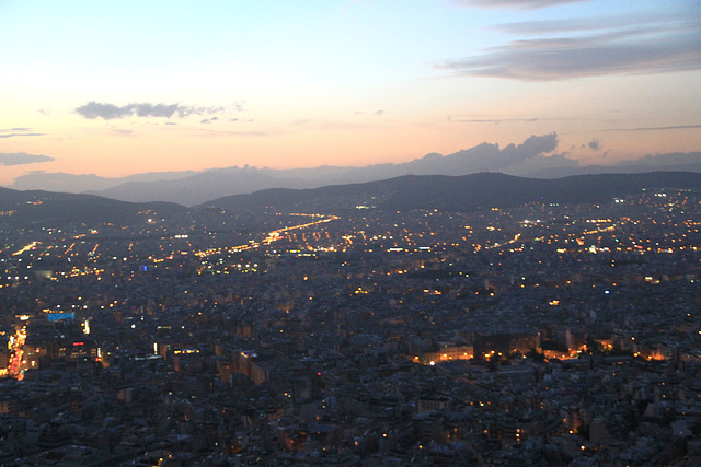 Athènes - vue panoramique