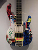 Detail of the Punk Bass Played by Flea of the Red Hot Chilli Peppers in the Metropolitan Museum of Art, September 2019