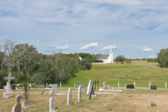 cemetery and church at Batoche 2