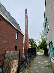 Old chimney of former laundry De Arend