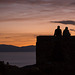 Ambiente nocturno en el lago Titicaca