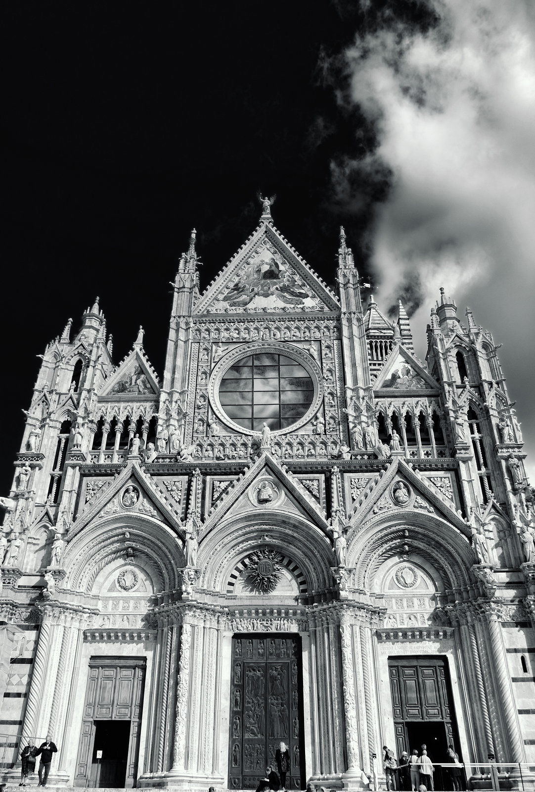 Tuscany 2015 Siena 17 Duomo di Siena XPro1 mono