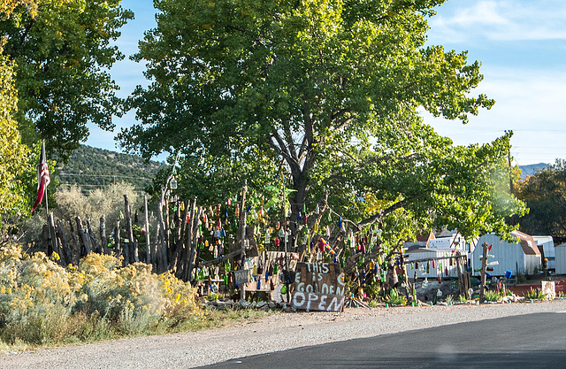 The bottle house is open