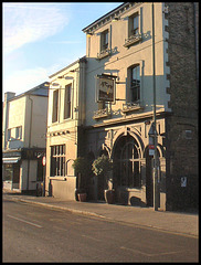 tavern in the morning sun