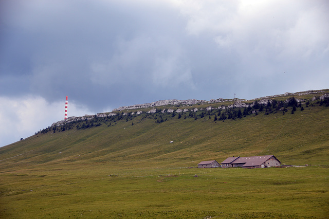 Sennerei am Chasseral im Jura