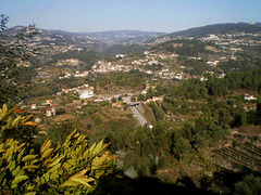 Towering view to the valley.