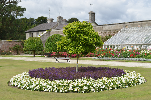 Flowerbed in Powerscourt Gardens