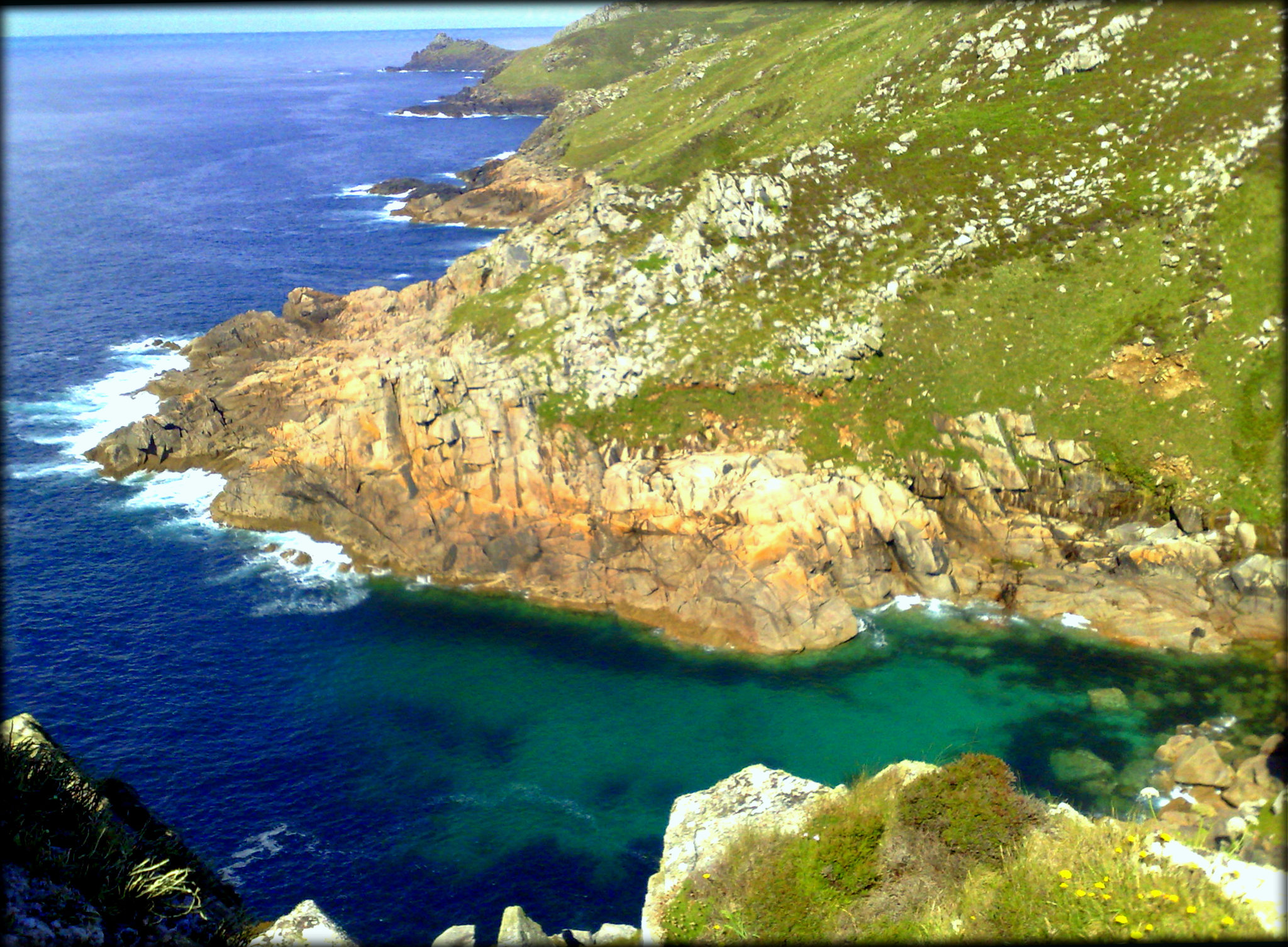 View from Bosigran Head to Gurnard's Head, Zennor, Cornwall