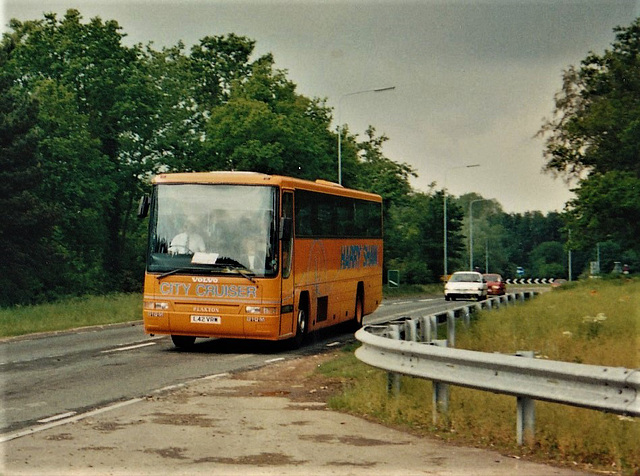 Harry Shaw L42 VRW on the A11 at Barton Mills – 4 Jun 1995 (272-2) Harry Shaw L42 VRW on the A11 at Barton Mills – 4 Jun 1995 (272-2)