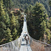 Khumbu, Suspension Bridge on the Way from Tengboche to Namche Bazaar