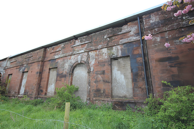 Ewanrigg Hall, Maryport, Cumbria (partly demolished c1905 and now a ruin)