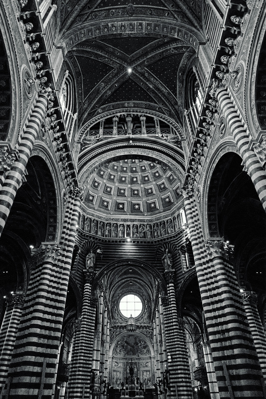 Tuscany 2015 Siena 20 Duomo di Siena XPro1 mono