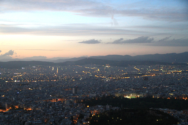 Athènes - vue panoramique