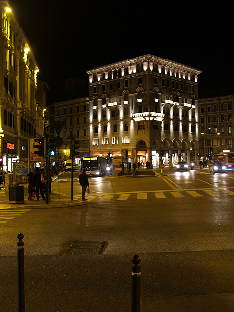 Piazza Goldoni at Night