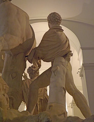 Detail of the Farnese Bull in the Naples Archaeological Museum, July 2012