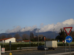 View to the Apenine Mountains.