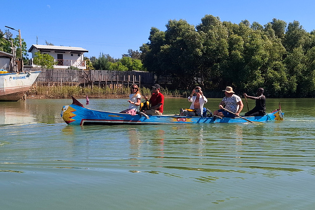 Madagascar, Boat Trip on the Hellot Channel to the Sea