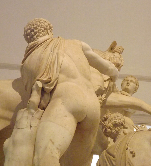 Detail of the Farnese Bull in the Naples Archaeological Museum, July 2012