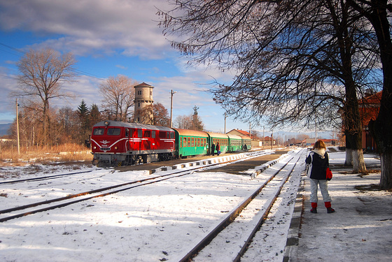 Photographing the railway