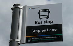 Bus stop at Staples Lane, Soham - 12 Jun 2022 (P1120133)