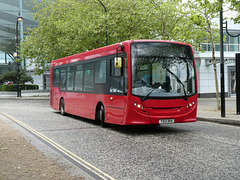 A red Enviro200 in Milton Keynes - 18 May 2019 (P1010789)