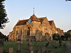 winchelsea  church, sussex (1) church begun c.1290 seen from the n.w,, with ruined transepts