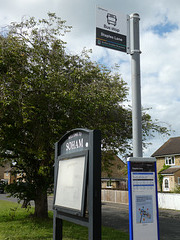 Bus stop at Staples Lane, Soham - 12 Jun 2022 (P1120134)
