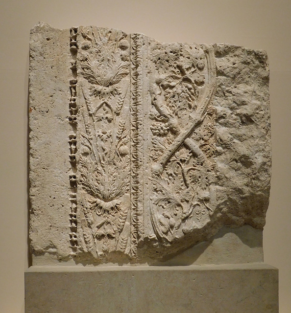 Fragment of a Doorjamb from Baalbek in the Metropolitan Museum of Art, June 2019