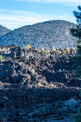 Volcanic larva fields in Sunset Crater