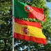 Flag of Portugal; flag of Spain