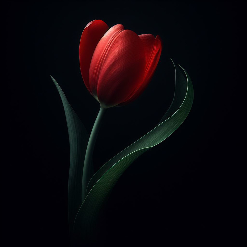 Bonne semaine mes ami(e)s !❤️ une tulipe pour vous !