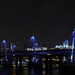London Golden Jubilee bridge night  (#0268)