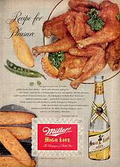 Miller Beer Ad, 1953