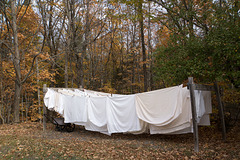 Laundry in the wilderness