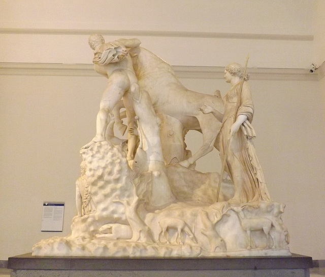 The Farnese Bull in the Naples Archaeological Museum, July 2012