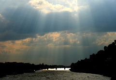 Loch im Himmel über Heidelberg